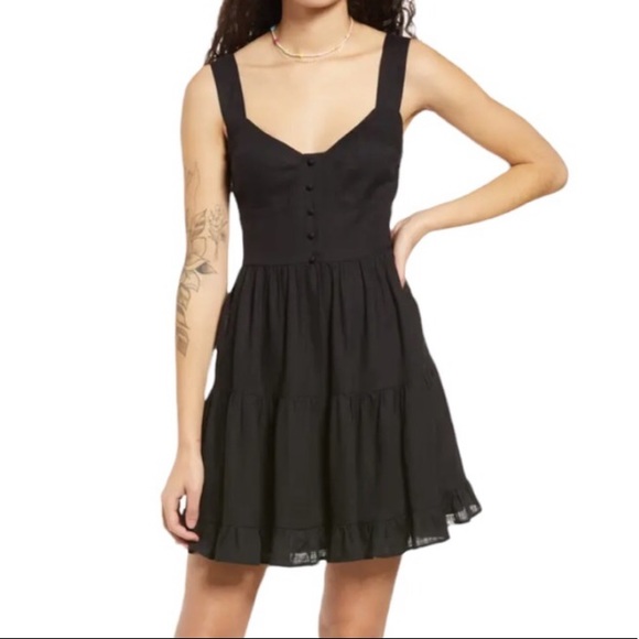 Lulus Dresses & Skirts - Lulu’s Good to Be Here Tiered Minidress